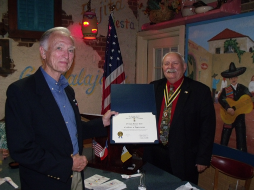 Cole Receives Service Award
