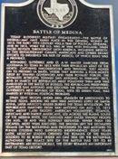 Battle of Medina Historical Marker