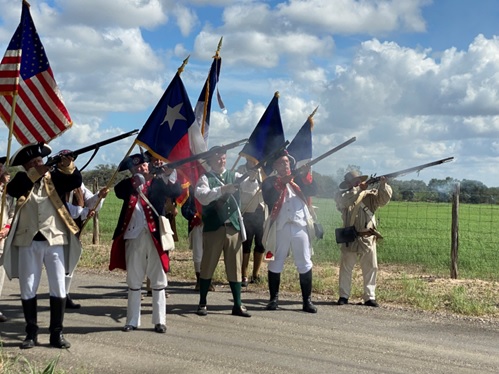 TX SAR Color Guard at Battle of Medina