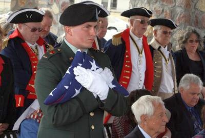 Folded flag